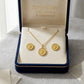 18k Gold Crown Jewelry Set