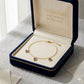 18K Real Gold Rope Chain Evil Eye Bracelet