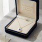 18k Gold Shell Evil Eye Necklace
