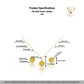 18k Gold Crown Jewelry Set