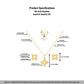 18k Gold Shuriken Inspired Jewelry Set
