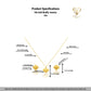 18k Gold Birdfly Jewelry Set