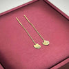 18k Real Saudi Gold Birds Tictac Earring 017