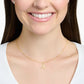 18K Real Saudi Gold Letters A Necklace 167 - Embellish Gold