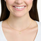 18K Real Saudi Gold Letters A Necklace 167 - Embellish Gold