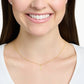 18K Real Saudi Gold Letters A Necklace 167 - Embellish Gold