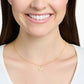 18K Real Saudi Gold Letters A Necklace 167 - Embellish Gold