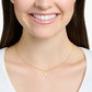 18K Real Saudi Gold Letters A Necklace 167 - Embellish Gold