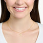 18K Real Saudi Gold Letters A Necklace 167 - Embellish Gold