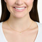 18K Real Saudi Gold Letters A Necklace 167 - Embellish Gold