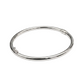 white Gold bracelet on a white background