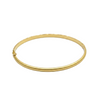 Gold bracelet on a white background