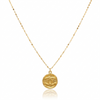18K Real Gold CC Necklace