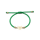 18K Real Gold Butterfly Lucky Charm Bracelet