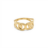 18k Gold Loop Style Ring
