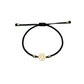 18K Real Gold Flower Lucky Charm Bracelet