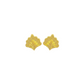 18K Real Gold  Peacock Earrings