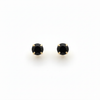 18k Gold Zircon Stone Earrings