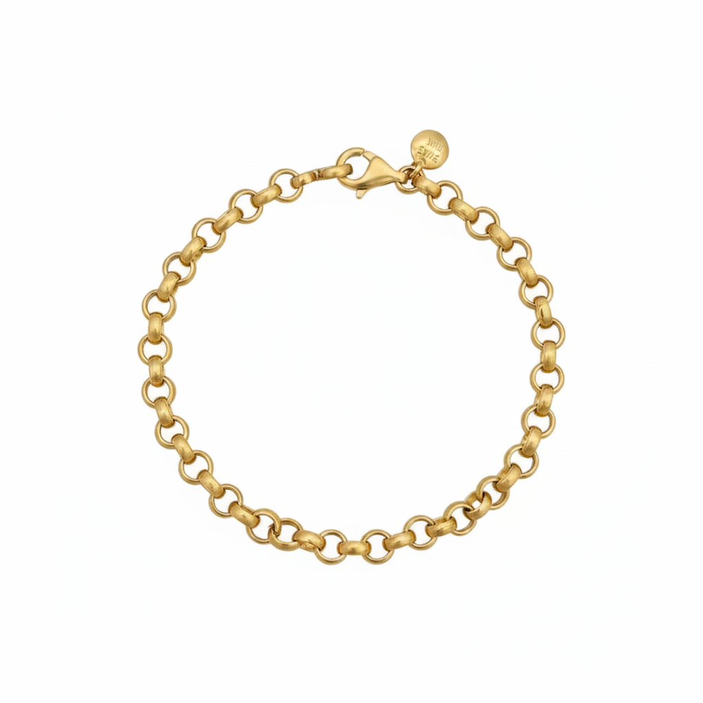 18k Gold Rolo Bracelet