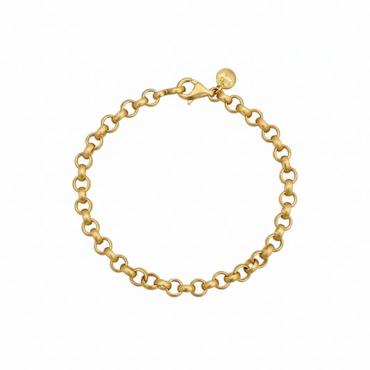 18k Gold Rolo Bracelet