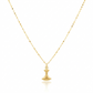 18K Real Gold Tif Necklace