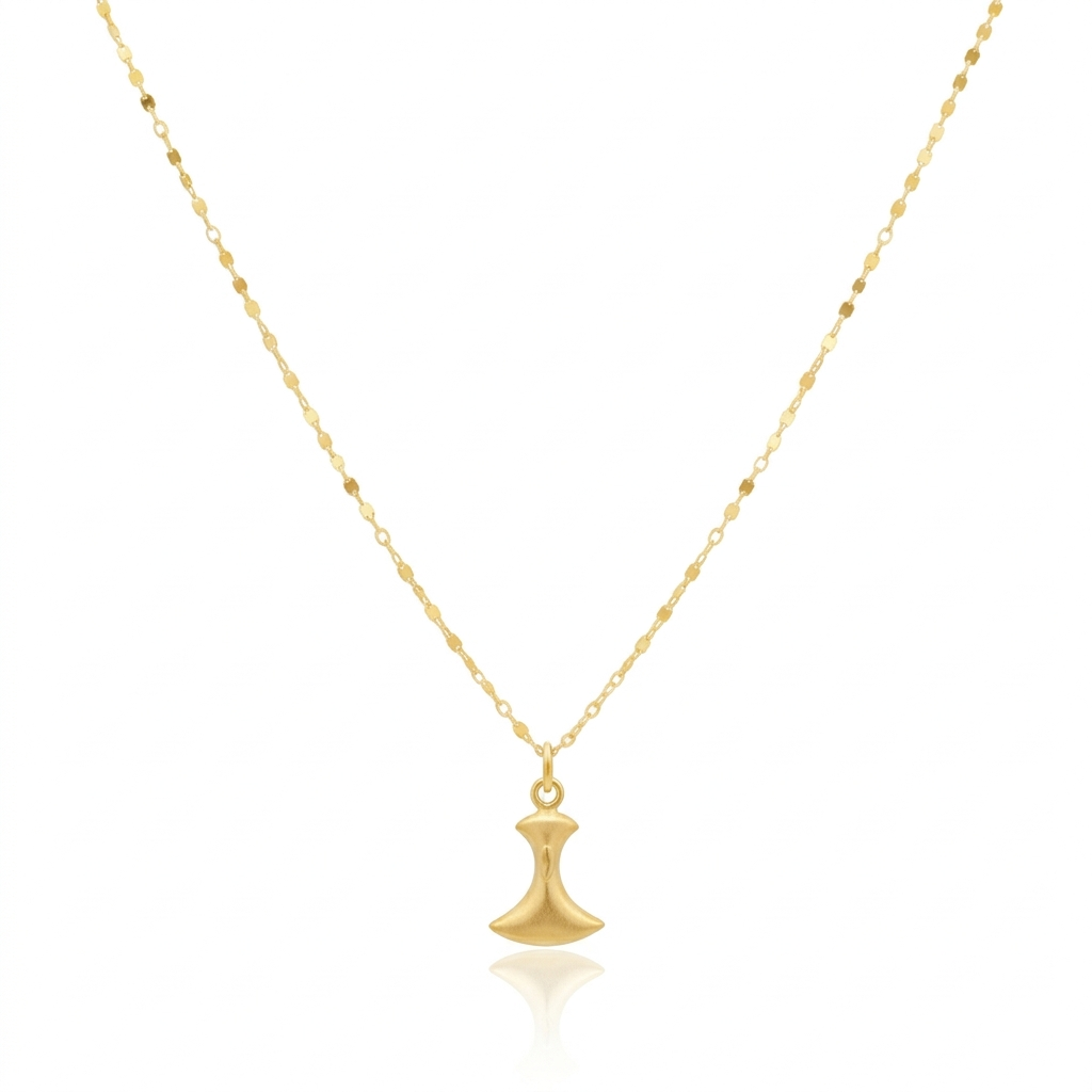 18K Real Gold Tif Necklace
