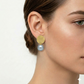 925 Silver Plain Pearl Earrings