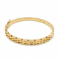 18k Gold Double Layered Chain Inspired Bangle