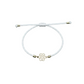 18K Real Gold Flower Lucky Charm Bracelet