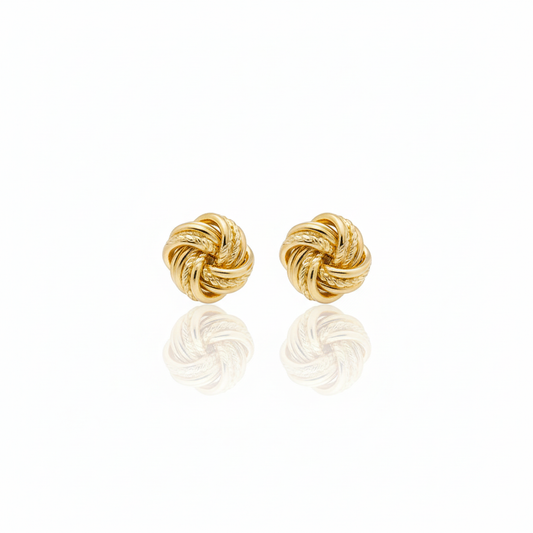 18k Gold Cinnamon Earrings