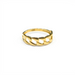 18k Gold Twirl Inspired Ring