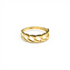 18k Gold Twirl Inspired Ring