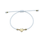 18K Real Gold Heart Style Lucky Charm Bracelet