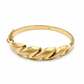 18k Gold Screw Inspired Bangle
