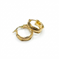 18k Gold Dazzling Loop Earrings