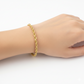 18k Gold Rope Chain Bracelet