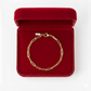 18k Gold Laser Paperclip Bracelet