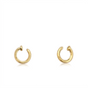 18K Real Gold  Nail Earrings