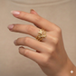 18k Gold 3 Layer Butterfly Ring