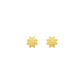 18k Gold Octa Flower Earrings