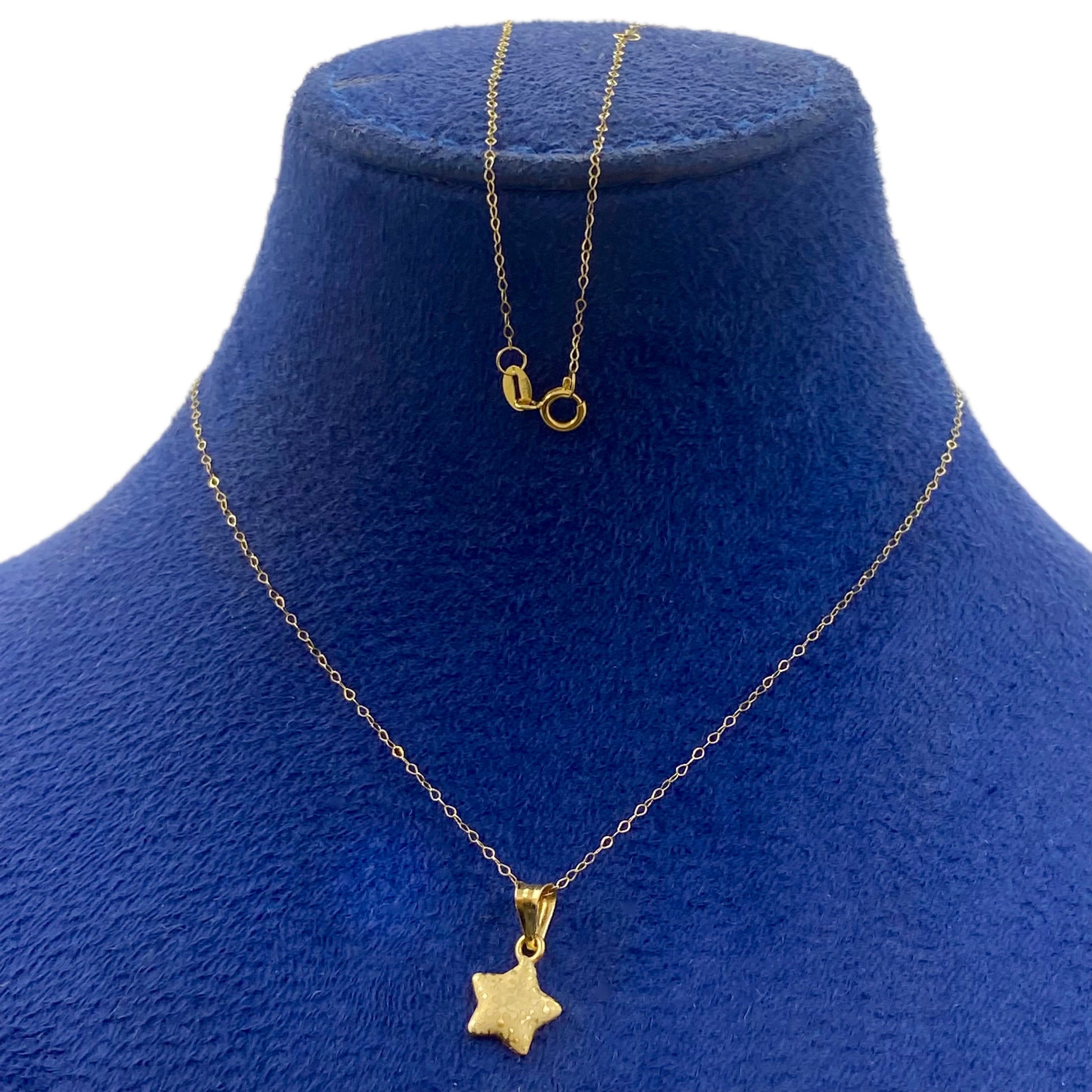 18K Real Gold Star Necklace - Embellish Gold