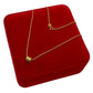 18K Real Gold BG Pendant With Rope Chain