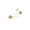 18k Gold Swarovski Multi color Studs Earrings - Embellish Gold