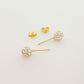 18k Gold Swarovski Multi Color Earrings - Embellish Gold