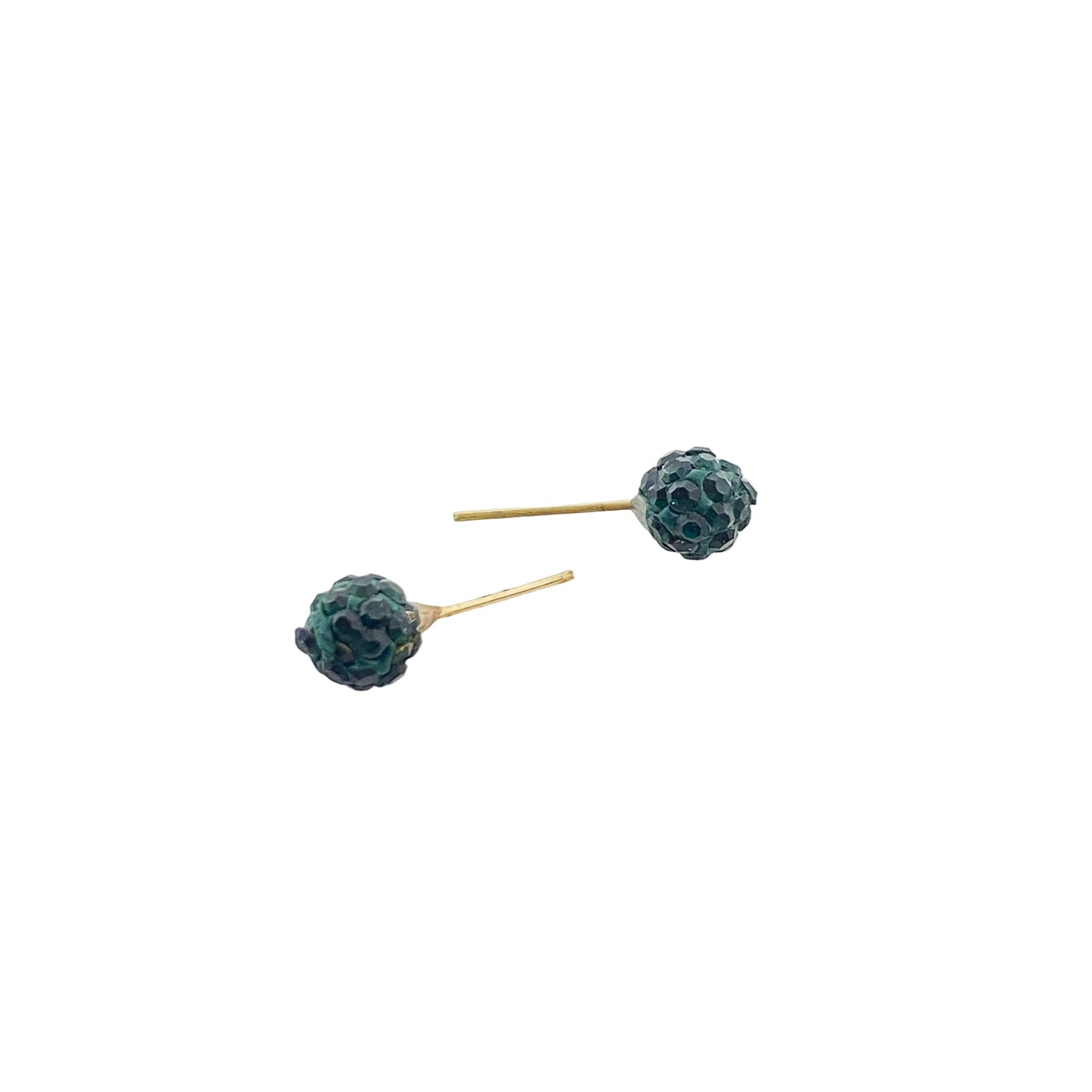 18k Gold Swarovski Multi color Studs Earrings - Embellish Gold