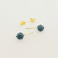 18k Gold Swarovski Multi Color Earrings - Embellish Gold