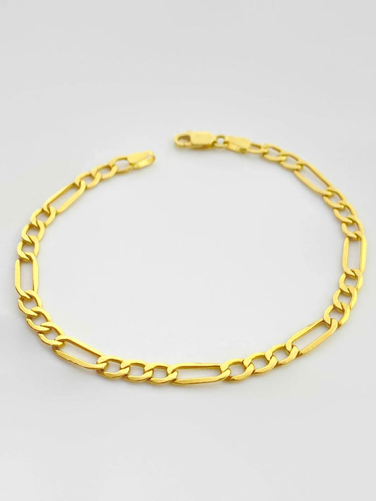 18k Gold Figaro Bracelet