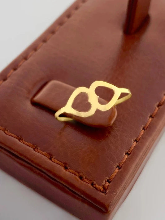 Double Heart Ring