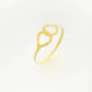 Double Heart Ring