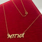 18K Gold Customize Necklace upto 5 Letters - Embellish Gold